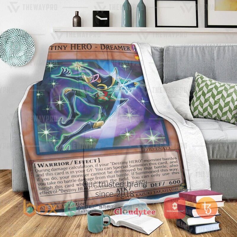 Yu Gi Oh Destiny HERO Dreamer Blanket 2 Yu Gi Oh Destiny HERO Dreamer Blanket 1
