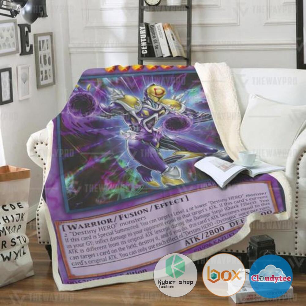 Yu Gi Oh Destiny HERO Dystopia Blanket