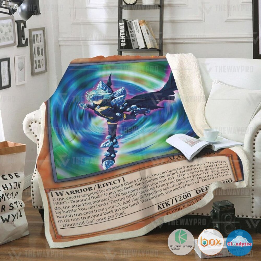 Yu Gi Oh Destiny Hero Diamond Gal Blanket