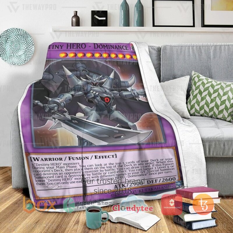 Yu Gi Oh Destiny Hero Dominance Blanket 2 Yu Gi Oh Destiny Hero Dominance Blanket 1