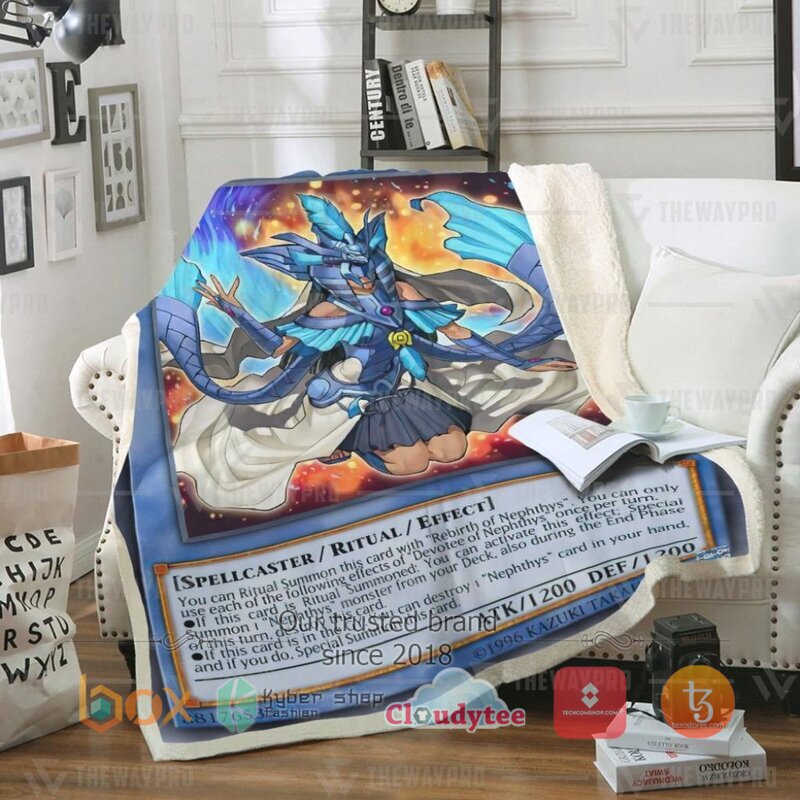 Yu Gi Oh Devotee Of Nephthys Blanket