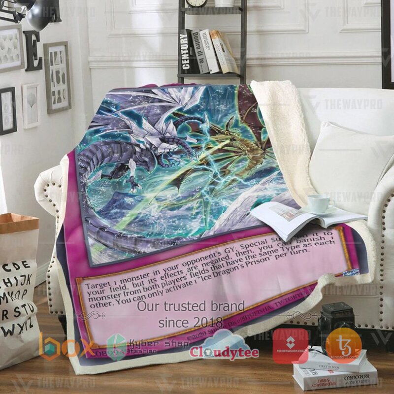 Yu Gi Oh Ice Dragons Prison Blanket