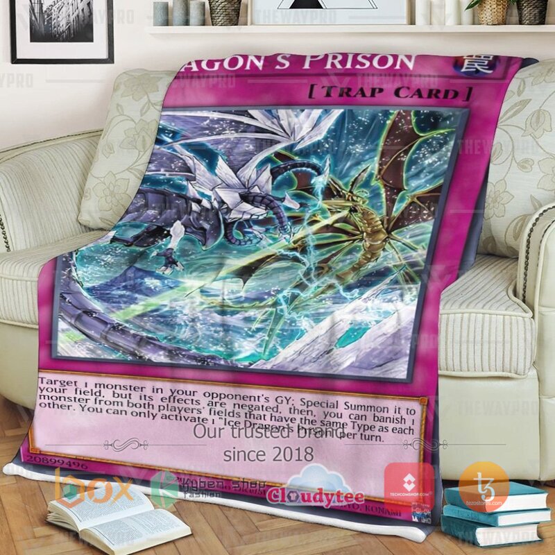 Yu Gi Oh Ice Dragon's Prison Blanket 3 Yu Gi Oh Ice Dragons Prison Blanket 1 2