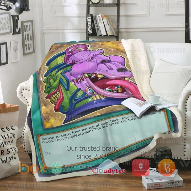 Yu Gi Oh Pot Of Desires Blanket