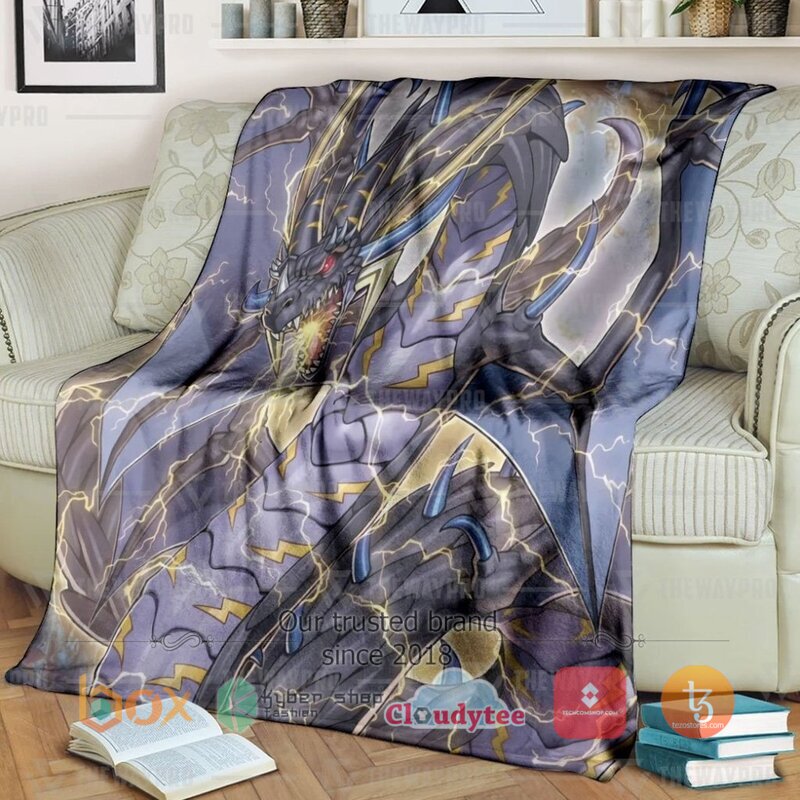 Yu Gi Oh Thunder Dragon Colossus Blanket