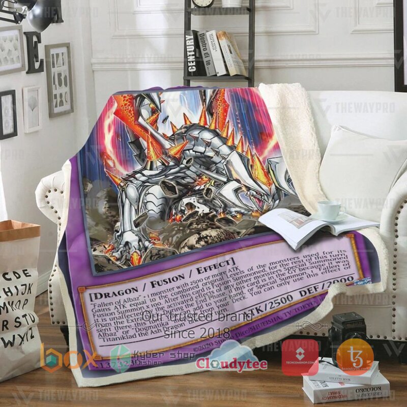 Yu Gi Oh Titaniklad The Ash Dragon Blanket