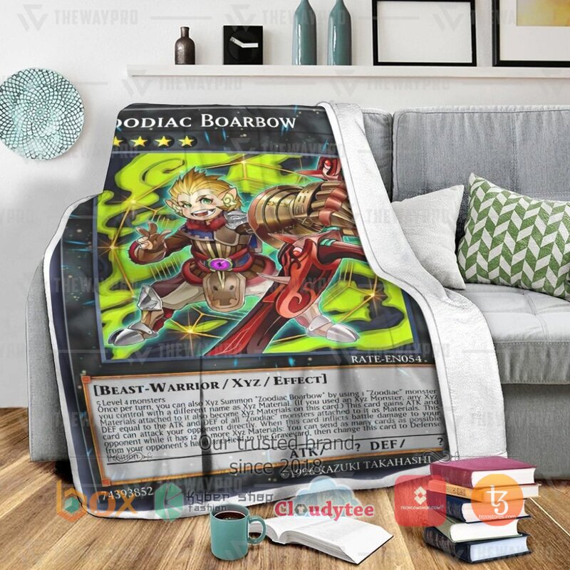Yu Gi Oh Zoodiac Boarbow Blanket 2 Yu Gi Oh Zoodiac Boarbow Blanket 1