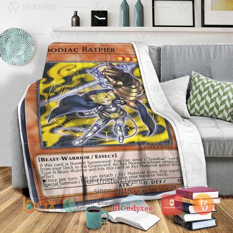 Yu Gi Oh Zoodiac Ratpier Blanket 2 Yu Gi Oh Zoodiac Ratpier Blanket 1