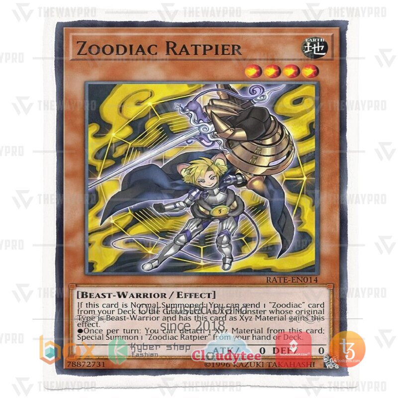 Yu Gi Oh Zoodiac Ratpier Blanket 4 Yu Gi Oh Zoodiac Ratpier Blanket 1 2 3