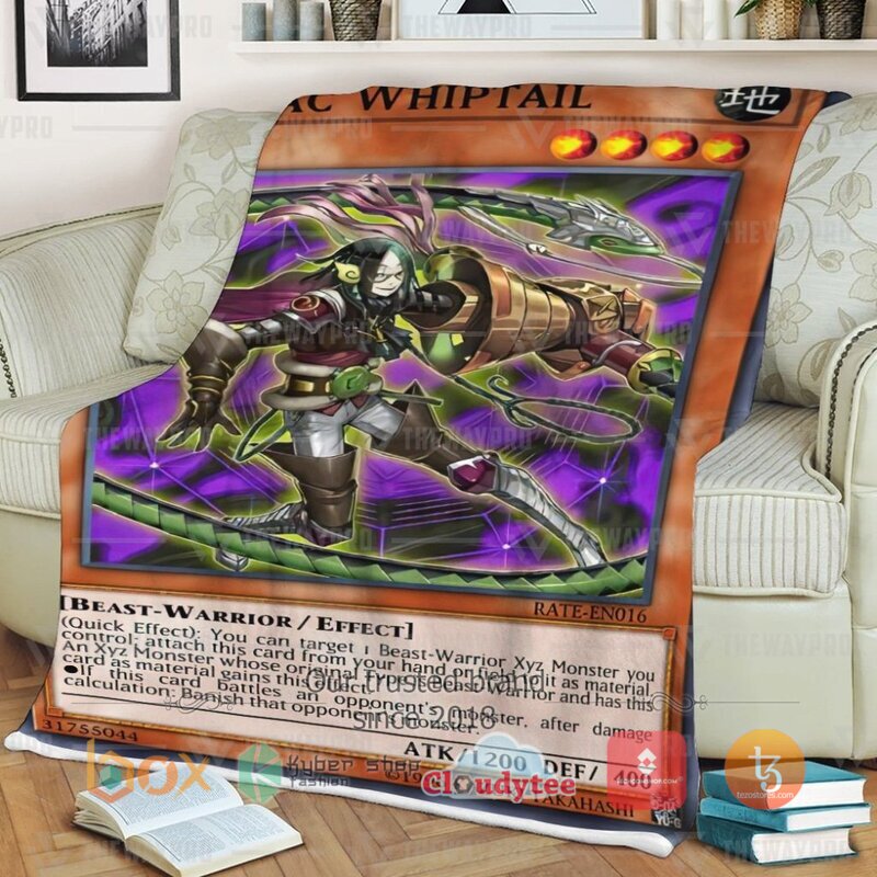 Yu Gi Oh Zoodiac Whiptail Blanket 3 Yu Gi Oh Zoodiac Whiptail Blanket 1 2