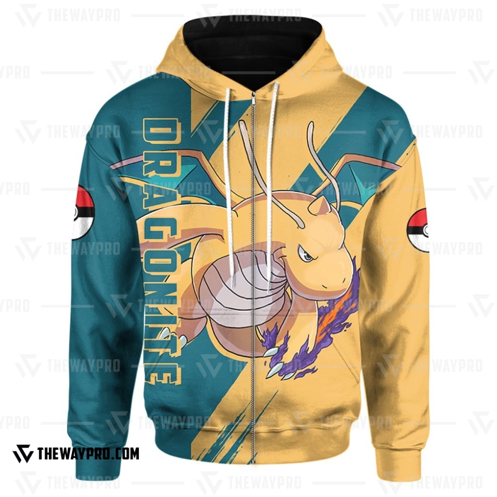 Dragonite Pokemon 3d Hoodie 4 Z d54fa374 7001 4bec 8f56 28de07b09c99