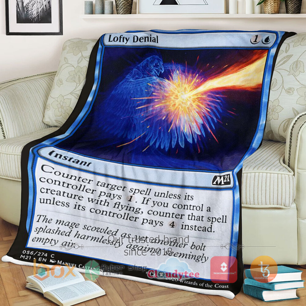 Magic The Gathering M21 56 Lofty Denial Blanket