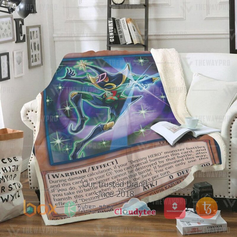 Yu Gi Oh Destiny HERO Dreamer Blanket