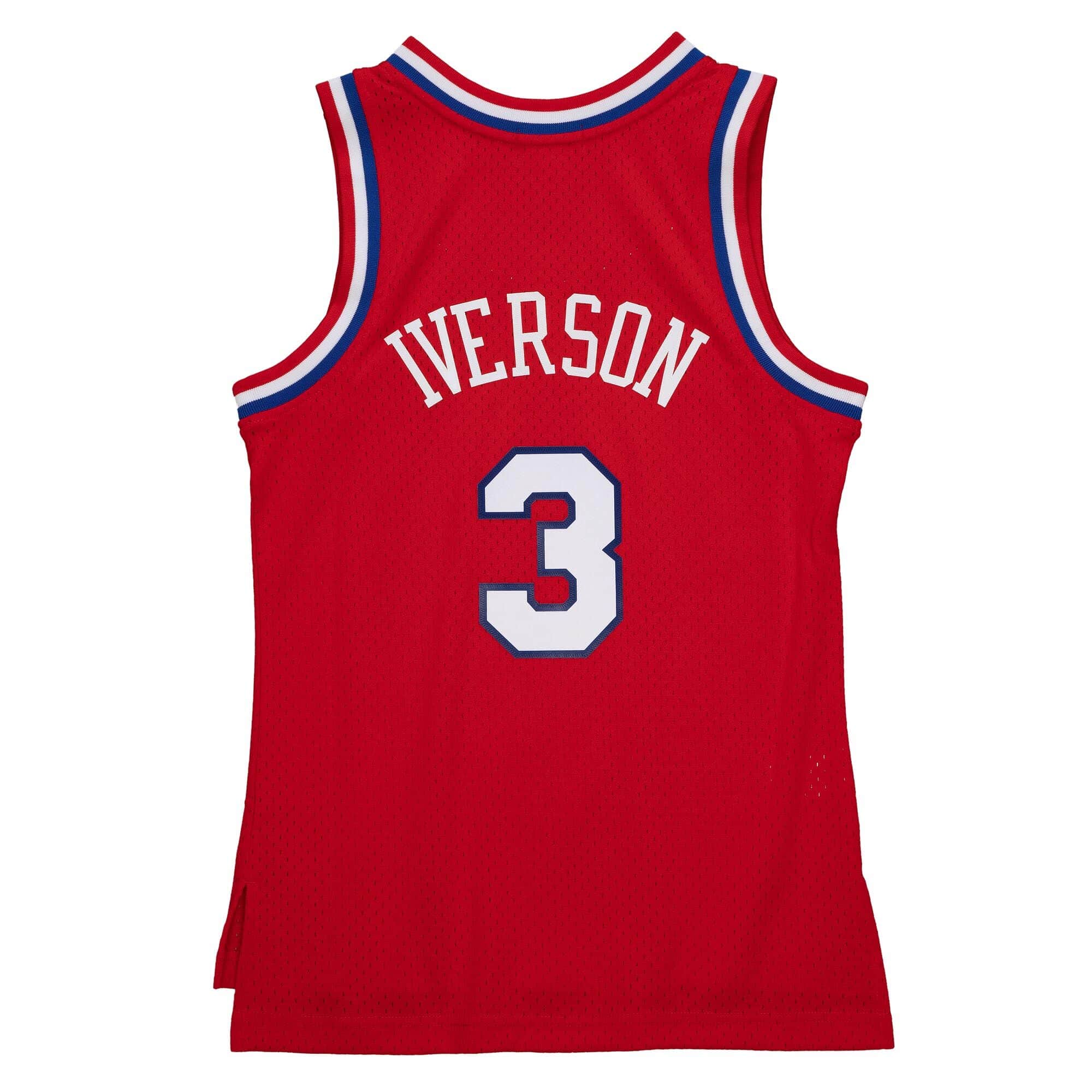 BEST Women's Allen Iverson Philadelphia 76ers 2002-03 Basketball Team Jersey Shirt 2 nnbjel18120 p76red102aiv 2