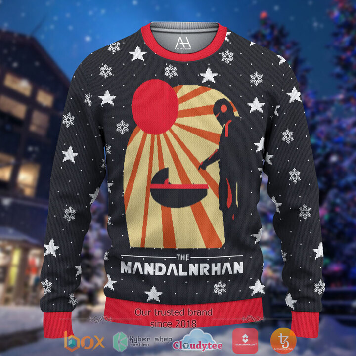 Star Wars The Mandalorian 3D All Over Printed Ugly Sweater 1