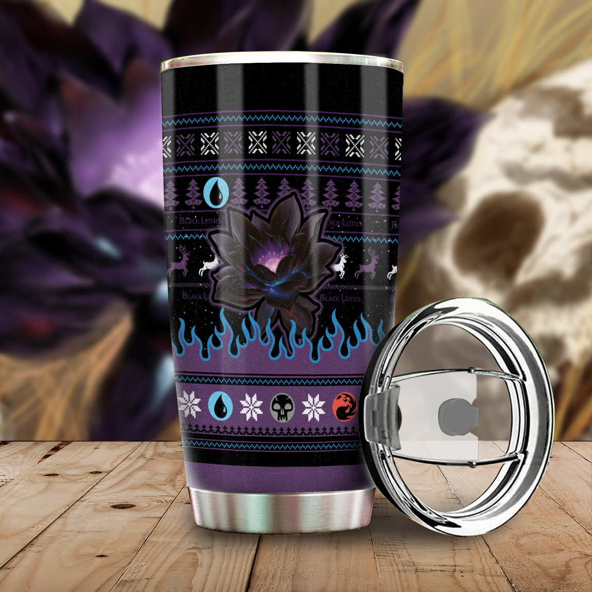 Magic The Gathering Black Lotus Tumbler
