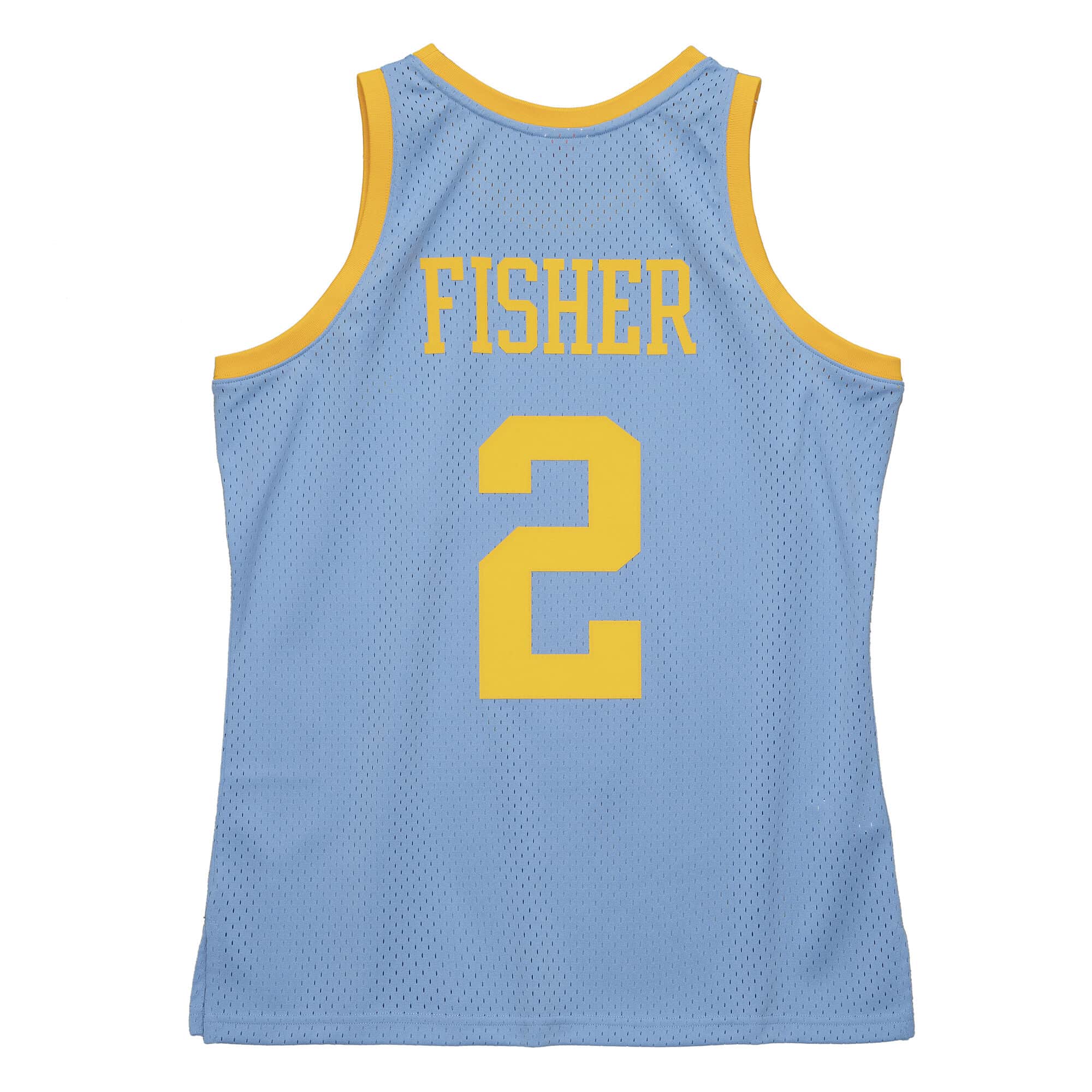BEST Derek Fisher Los Angeles Lakers 2001-02 Basketball Team Jersey Shirt 2 smjy1125 lal01dficlbl 2