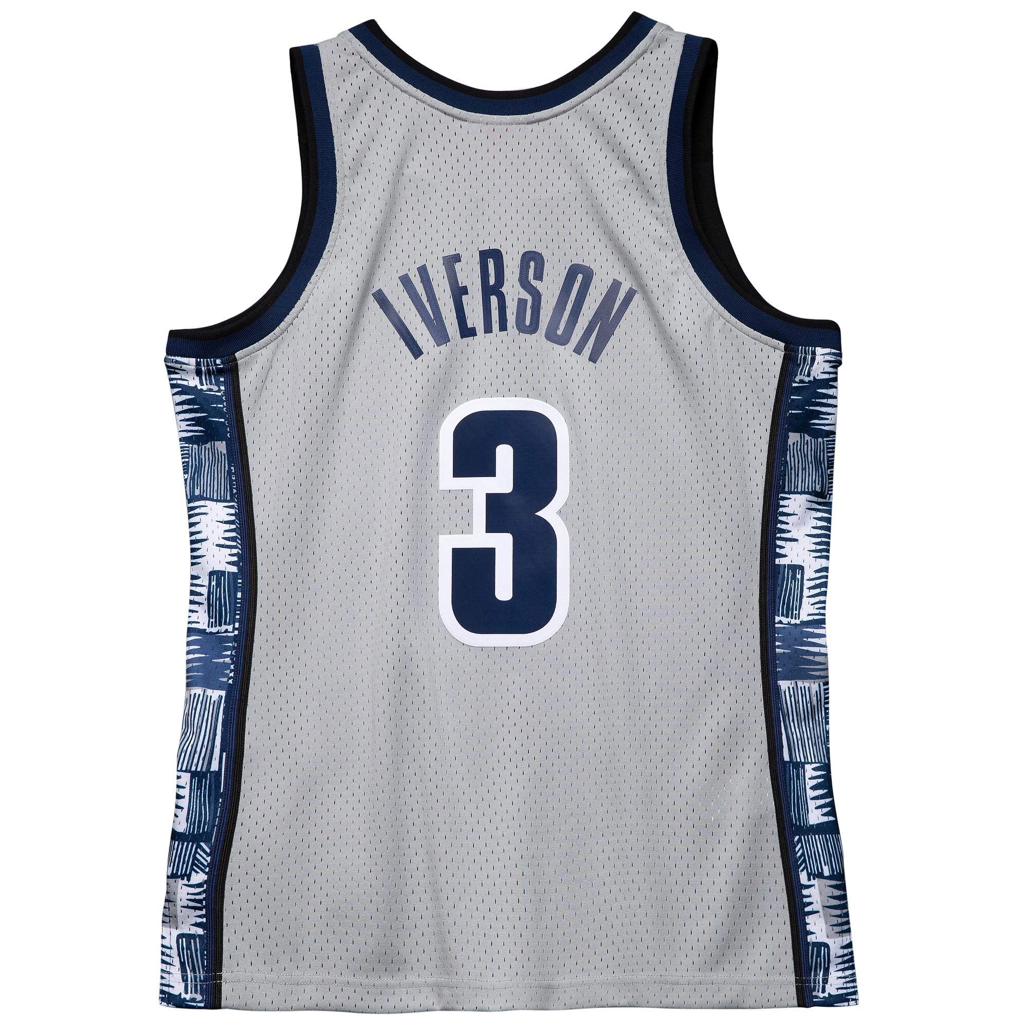 BEST Allen Iverson Georgetown University 1995 Basketball Team Jersey Shirt 2 smjy1171 gtw95aivchrm 2