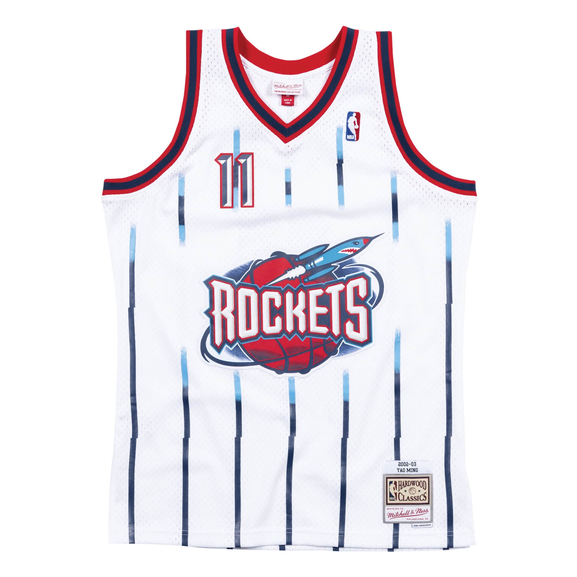 BEST Houston Rockets 2002-03 Yao Ming Basketball Team Jersey Shirt 1 smjycp19213 hrowhit02ymi 1