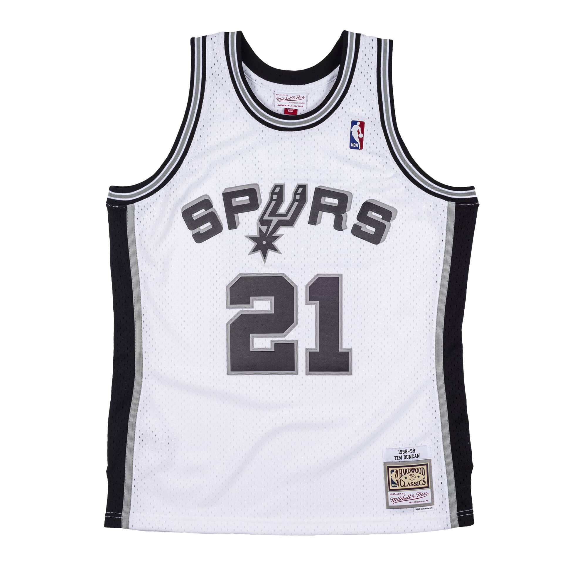 BEST San Antonio Spurs 1998-99 Tim Duncan Basketball Team Jersey Shirt 5 smjycp19247 saswhit98tdu 1