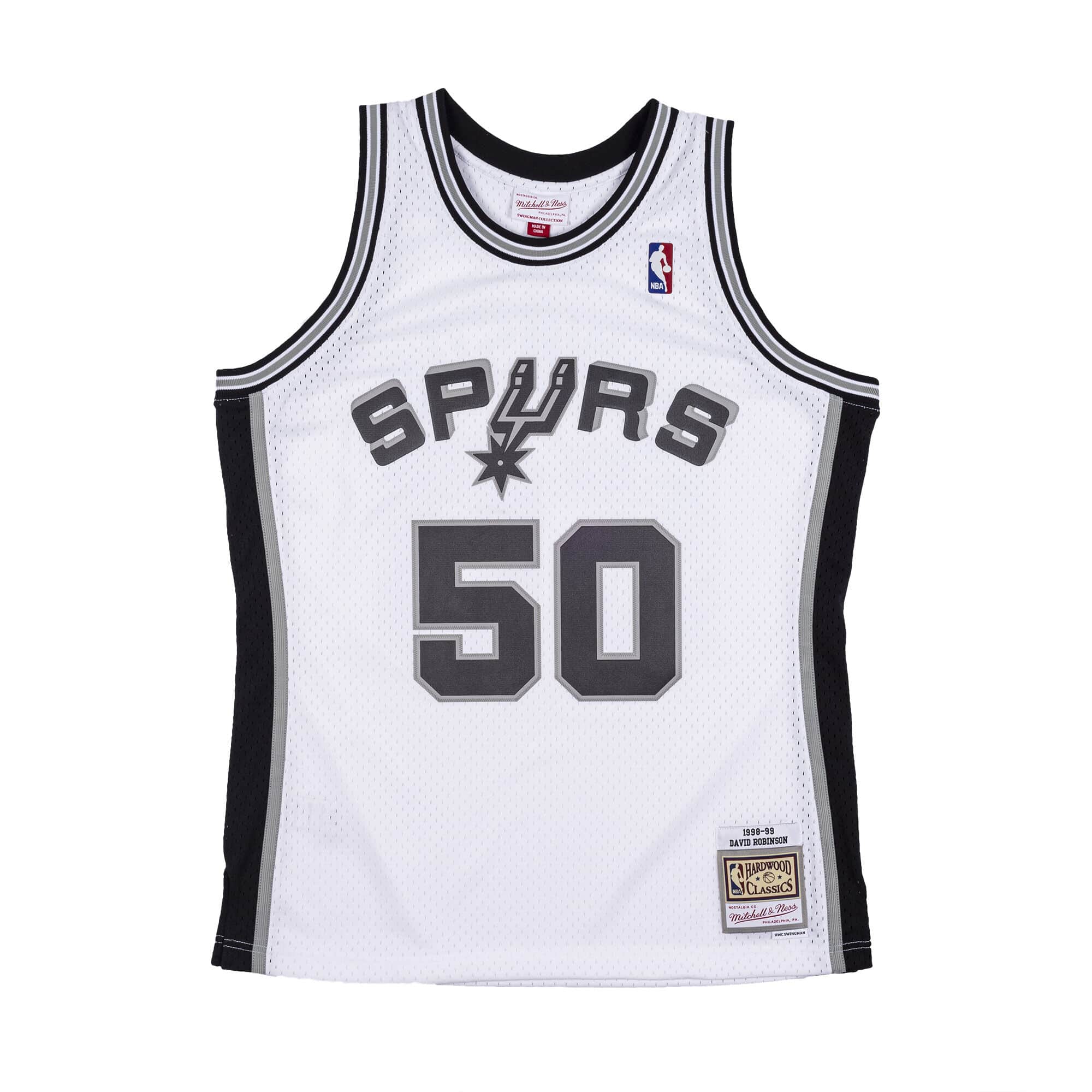 BEST San Antonio Spurs 1998-99 David Robinson Basketball Team Jersey Shirt 1 smjycp19248 saswhit98drb 1