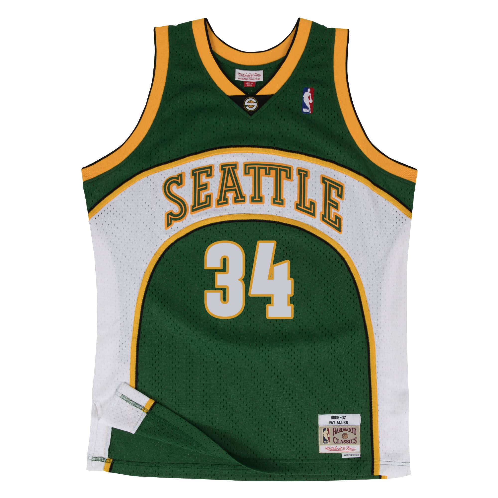 BEST Ray Allen Seattle Supersonics 2006-07 Basketball Team Jersey Shirt 5 smjycp20035 ssudkgn06ral 1