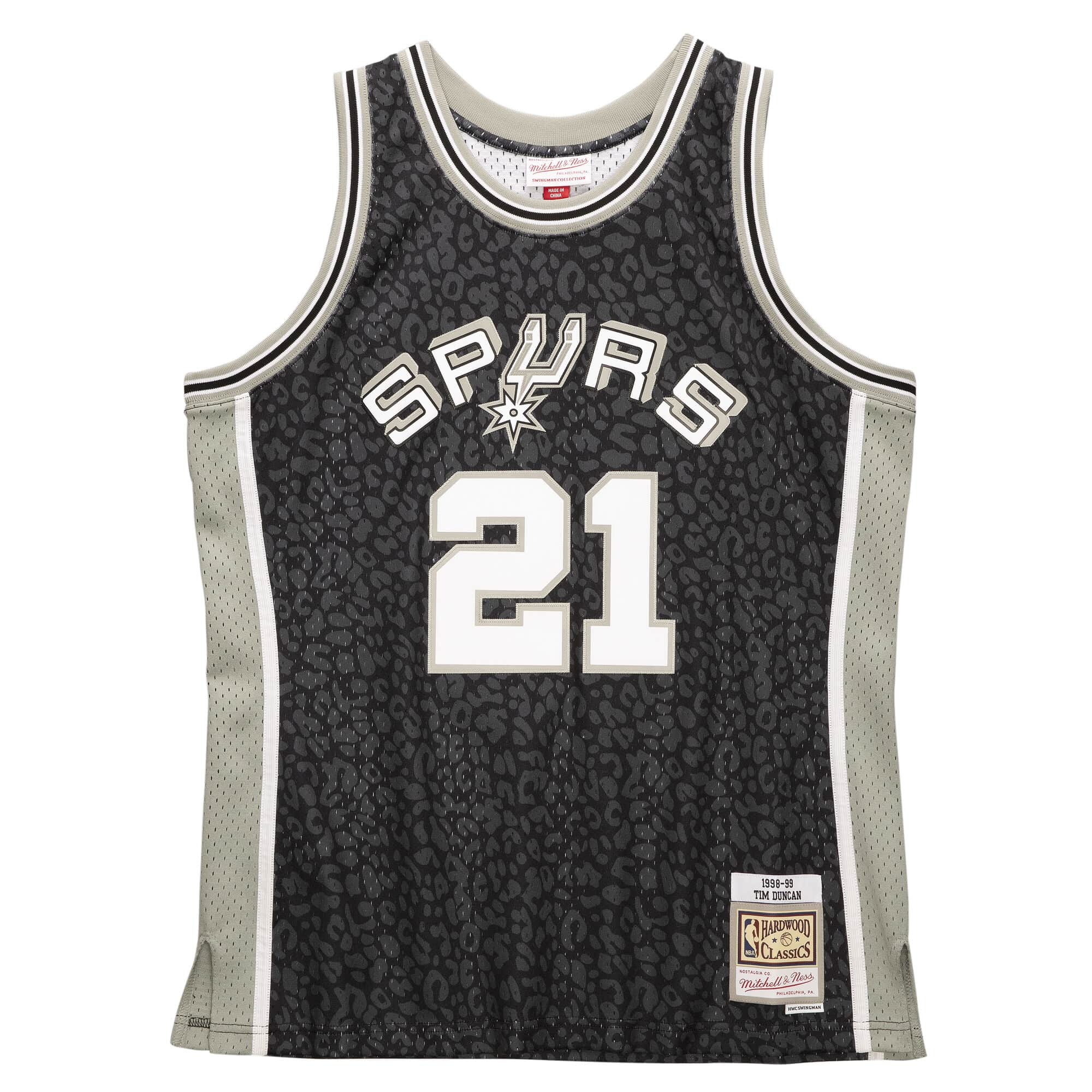 BEST Wild Life Tim Duncan San Antonio Spurs 1998-99 Basketball Team Jersey Shirt 4 smjydl19082 sasblck98tdu 1