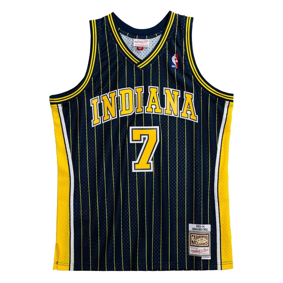 BEST Jermaine O'Neal Indiana Pacers 2003-04 Basketball Team Jersey Shirt 4 smjylg19114 ipanavy03jon 1