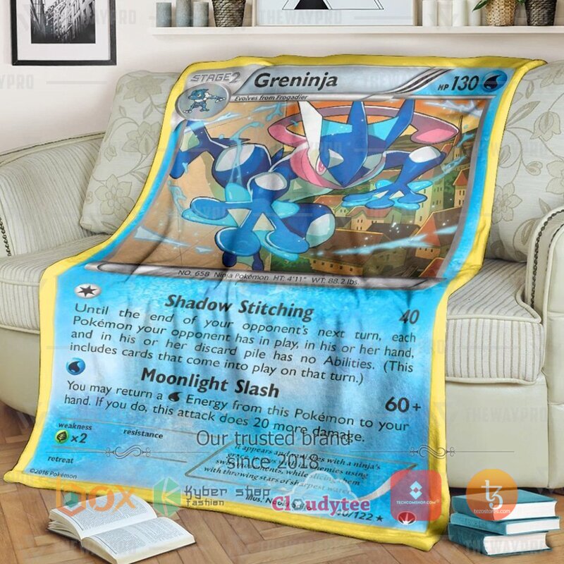 Pokemon Greninja Blanket