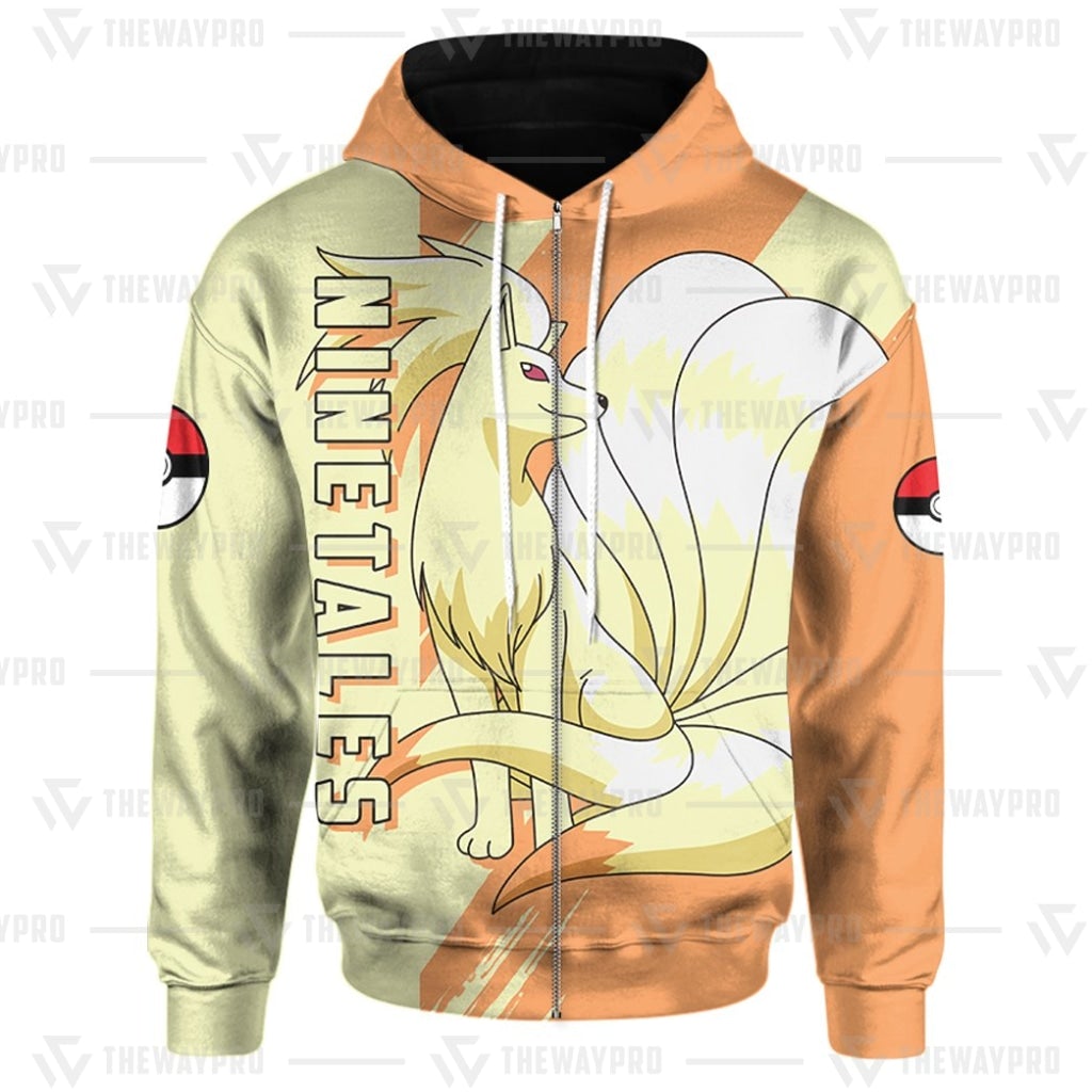 Ninetales Pokemon 3d Hoodie 4 z c05de85f e95e 45cb a443 658cd7b81147
