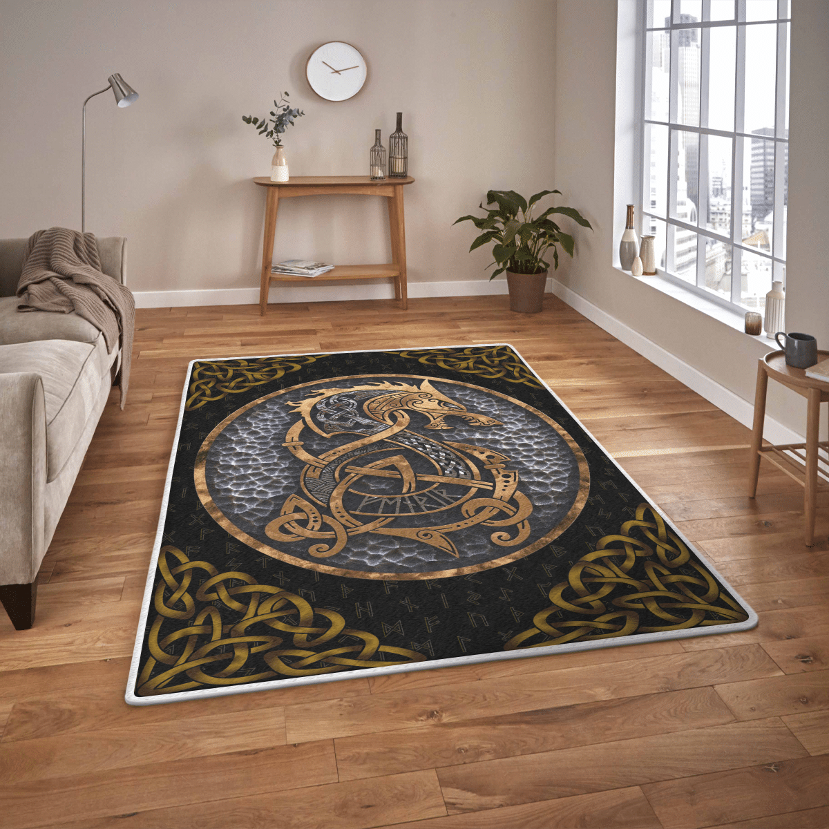 BEST Fenrir Norse mythology Viking Area Rug 3 16315120440af9528f45