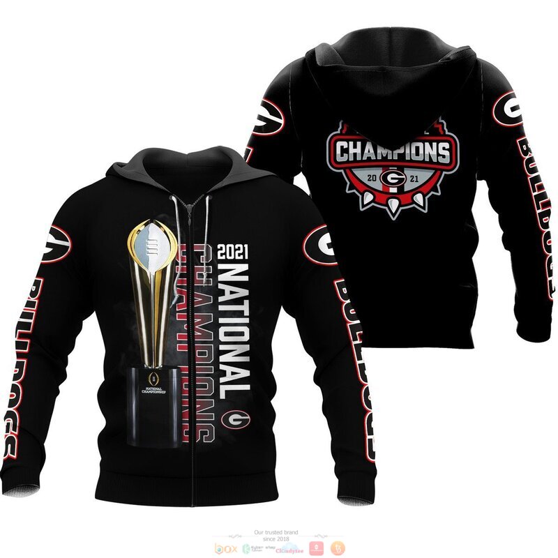 NEW 2021 National Champions Georgia Bulldogs black jersey shirt, hoodie 2 2021 National Champions Georgia Bulldog black 3d shirt hoodie 1