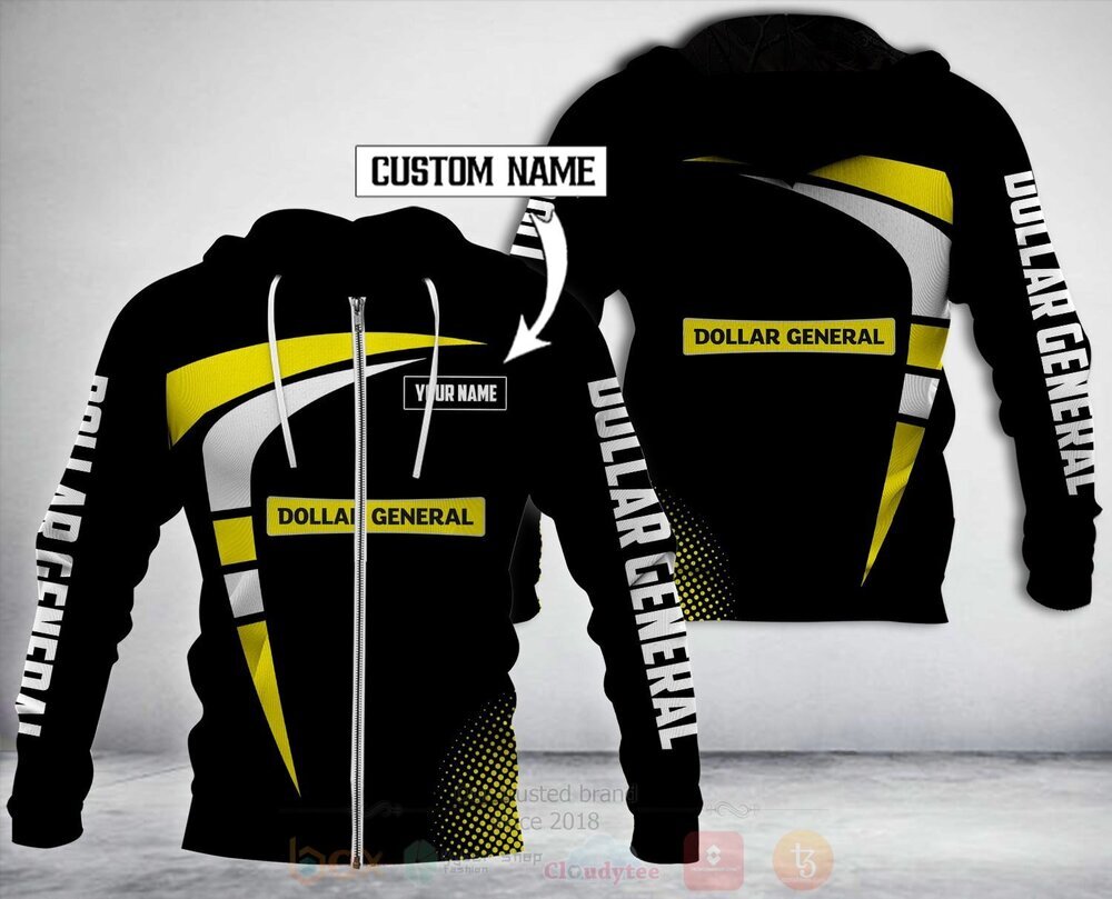 Personalized Dollar General 3D Hoodie Zip Hoodie