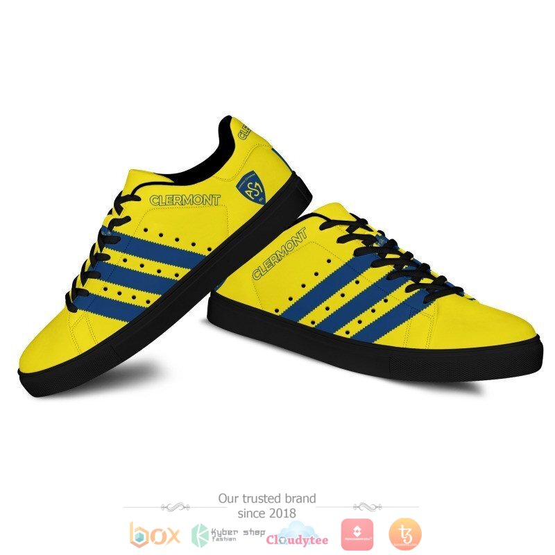 ASM Clermont Auvergne yellow Stan Smith low top shoes 1 2 3 4 5 6 7