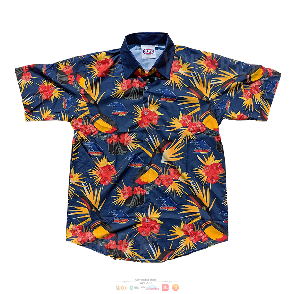 Personalized AFL Adelaide Crows Hawaiian shirt 1 Adelaide Crows AFL Hawaiian shirt