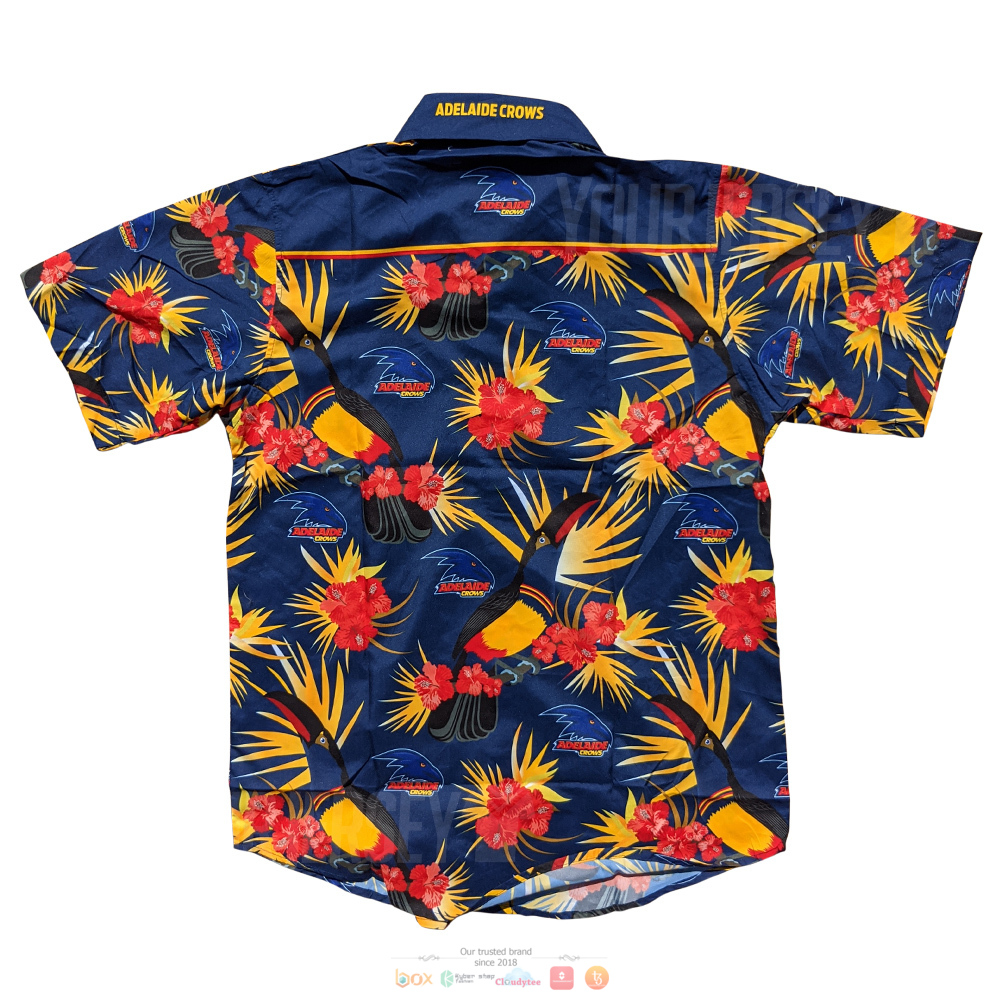 Personalized AFL Adelaide Crows Hawaiian shirt 4 Adelaide Crows AFL Hawaiian shirt 1 2 3