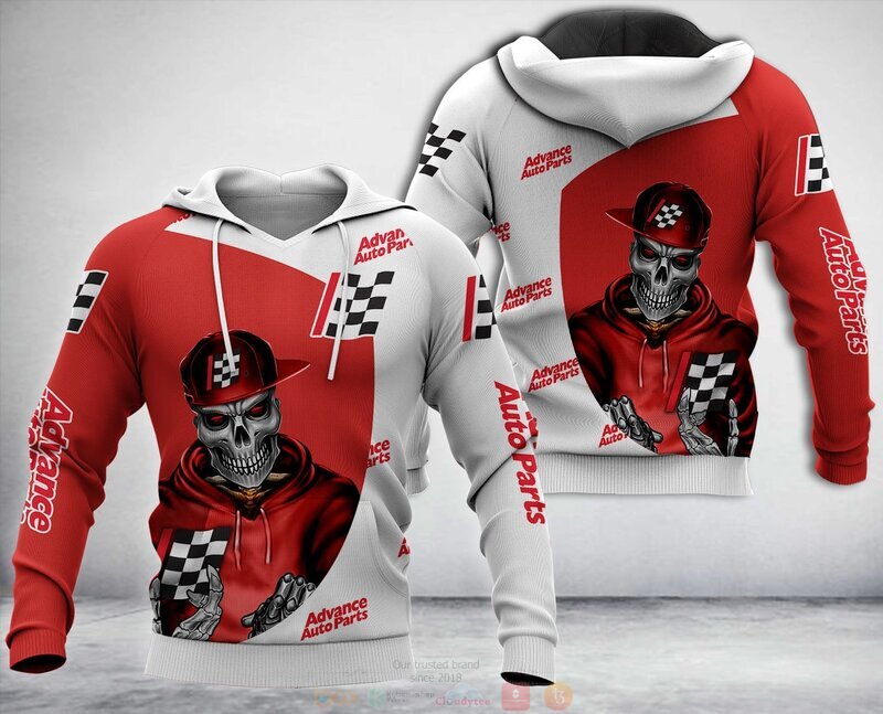 Advance Auto Parts Skull 3d Hoodie