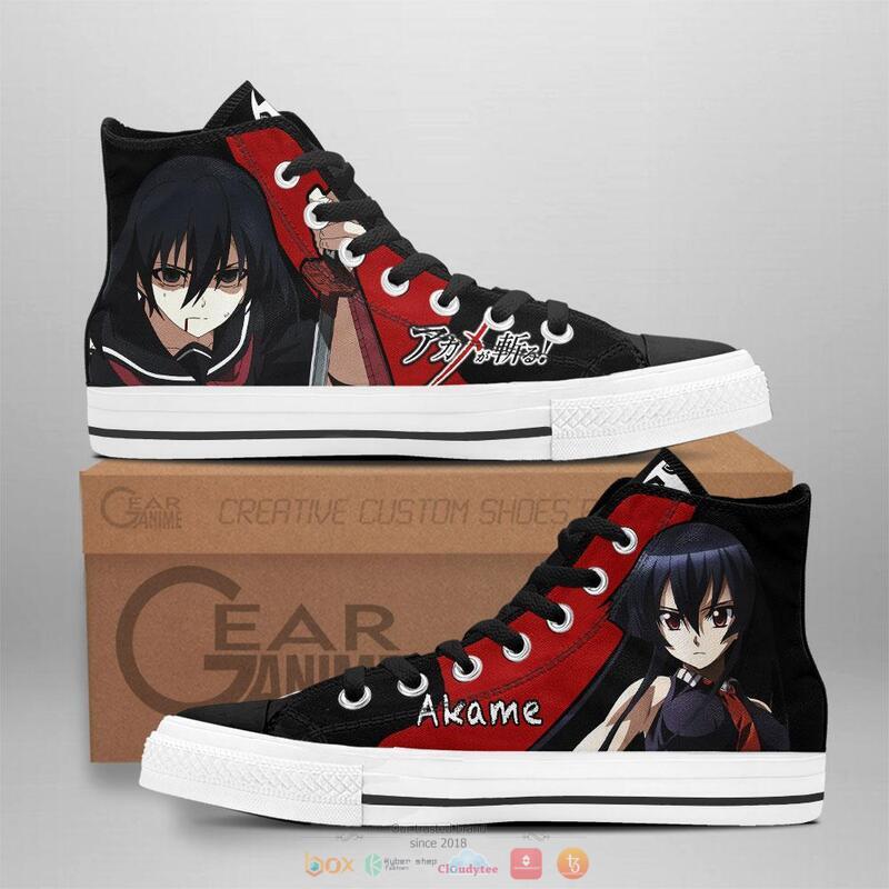 Akame ga Kill Akame canvas high top shoes
