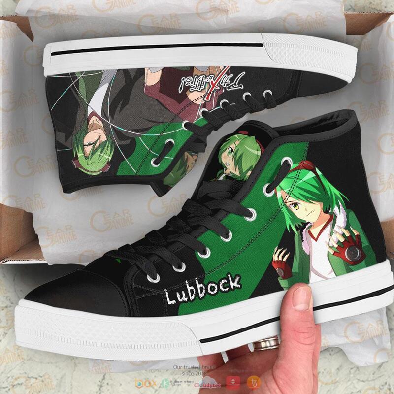 Akame ga Kill Lubbock canvas high top shoes 1