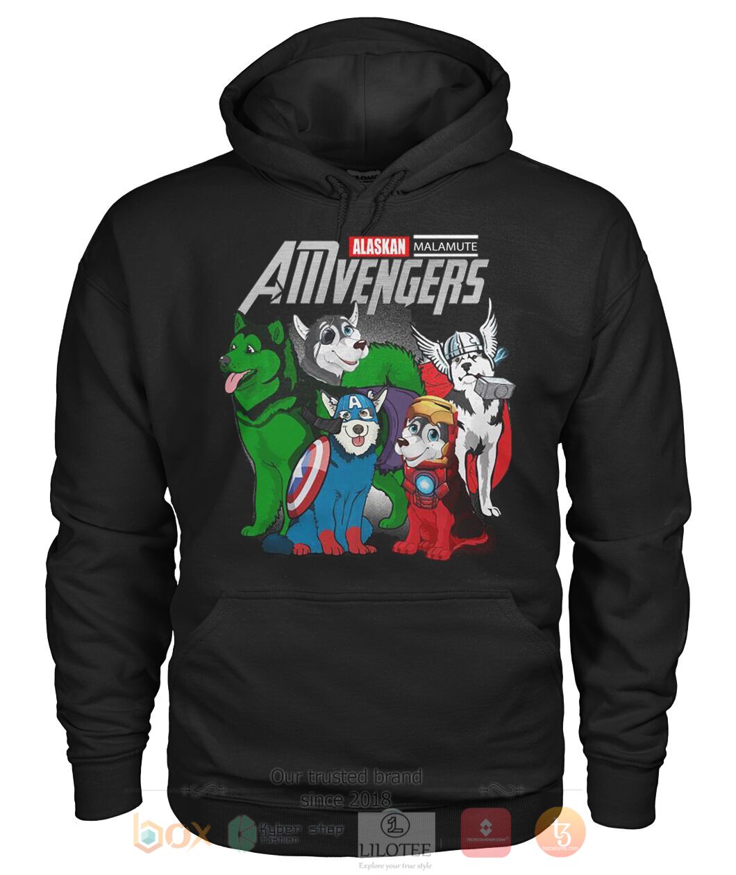 BEST Alaskan malamute Amvengers 3D Shirt, Hoodie 2 Alaskan malamute Amvengers 3D Hoodie Shirt 1