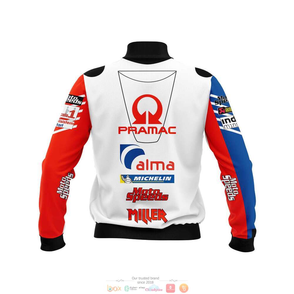 BEST Alma Pramac Ducati bomber jacket 2 Alma Pramac Ducati bomber jacket 1