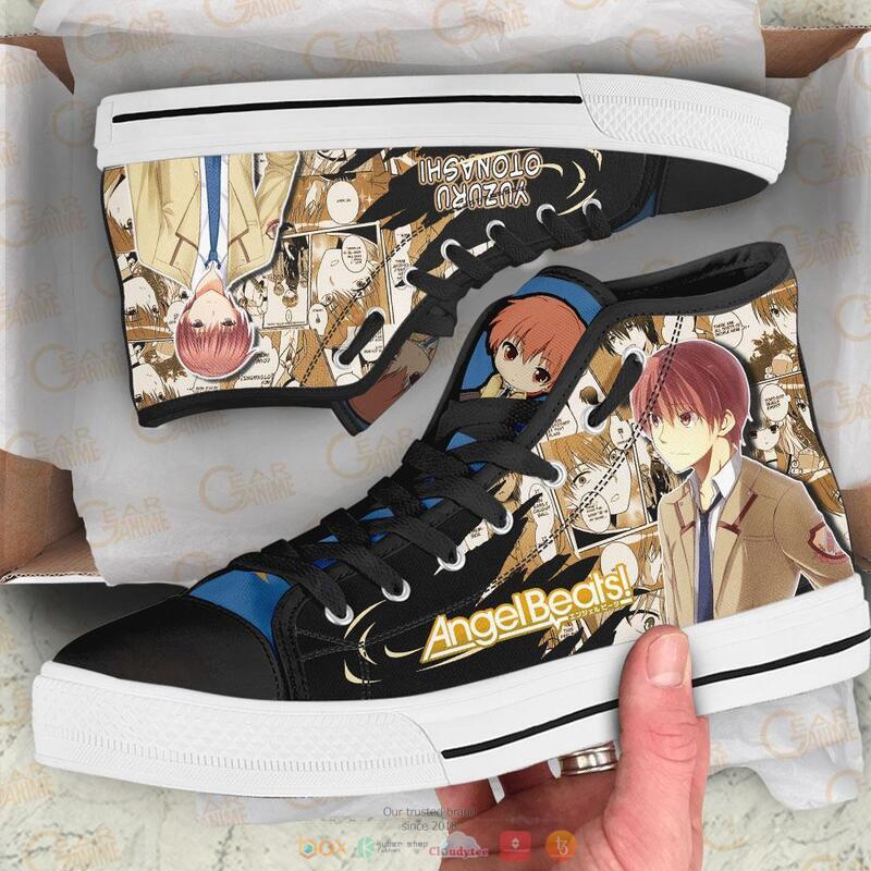 Angel Beats Yuzuru Otonashi canvas high top shoes 1