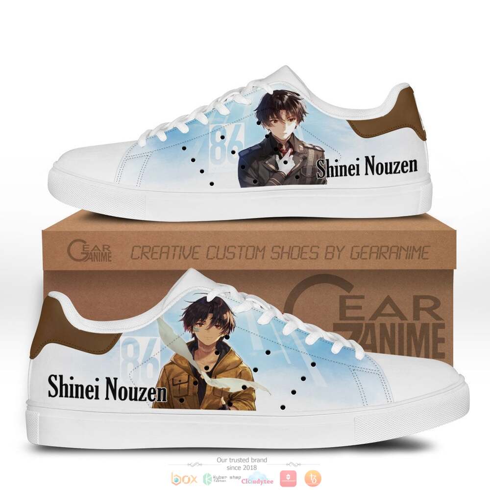 Anime 86 Eighty Six Shinei Nouzen Skate Stan Smith Shoes