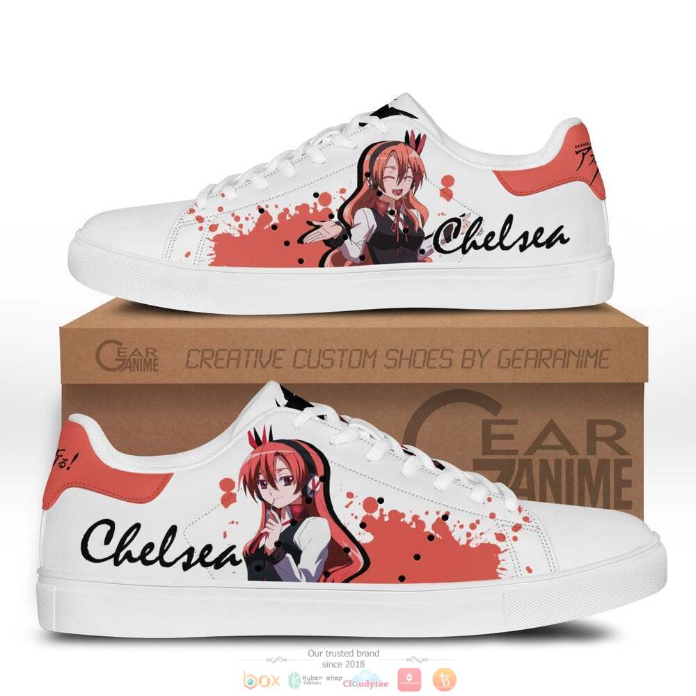 Anime Akame Ga Kill Chelsea Skate Stan Smith Shoes