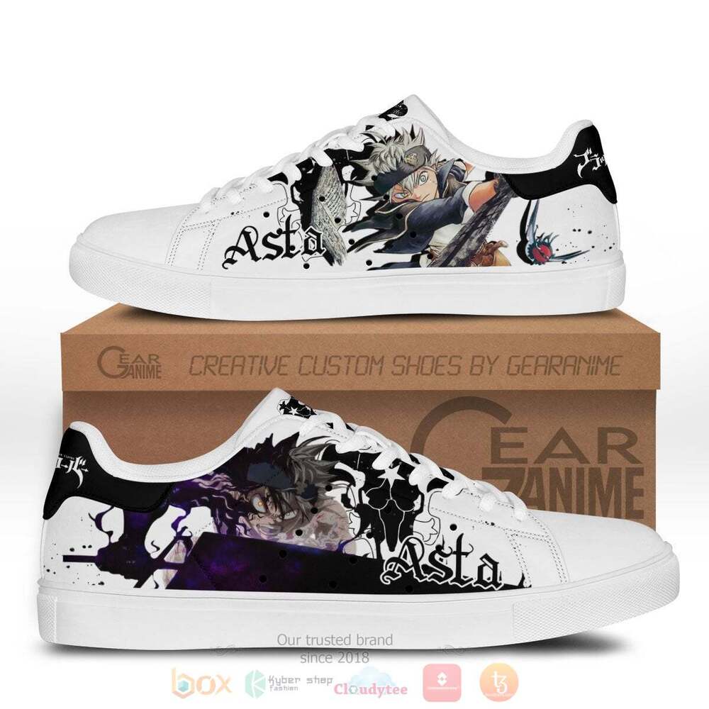 Anime Black Clover Asta Skate Shoes