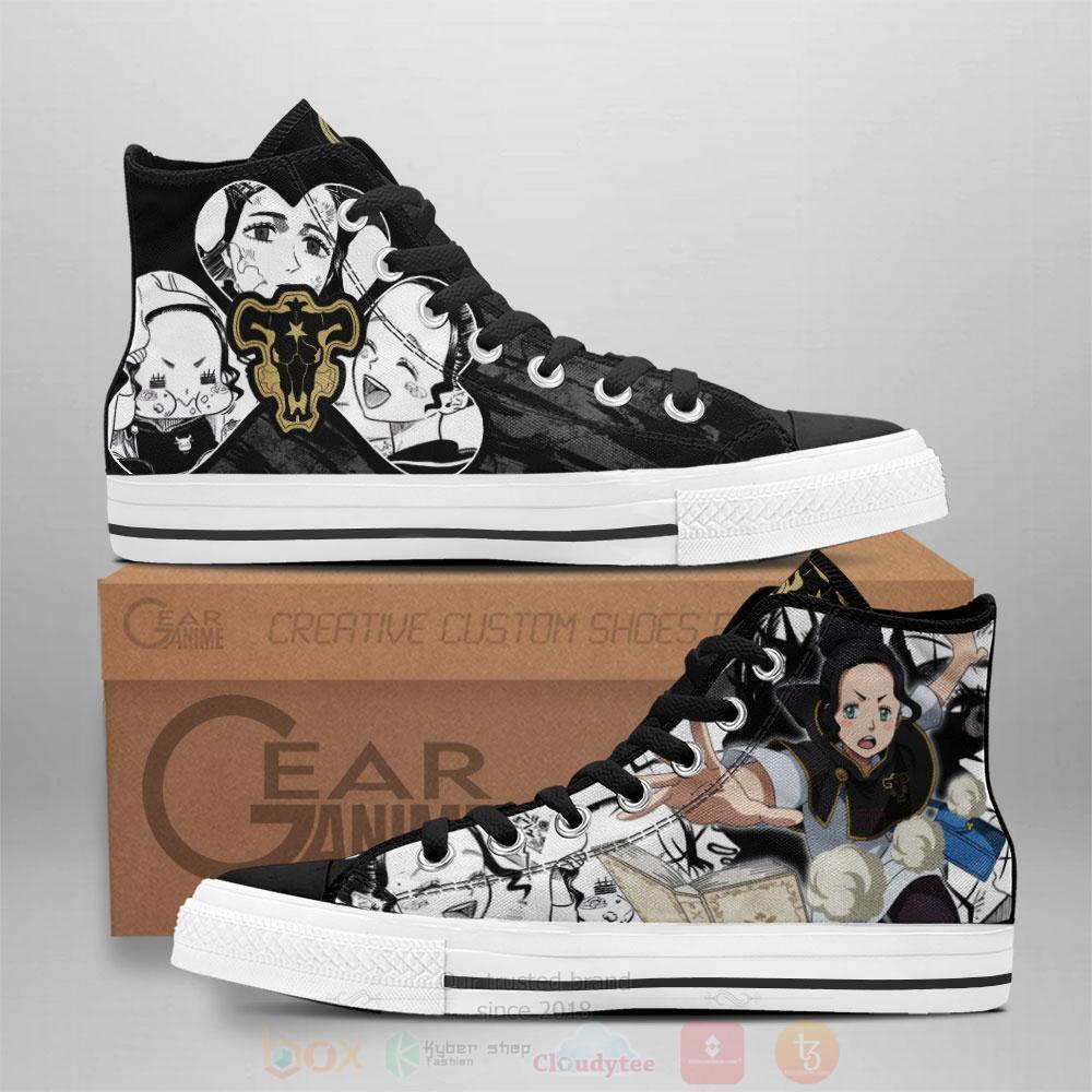 Anime Black Clover Charmy Pappitson High Top Canvas Shoes