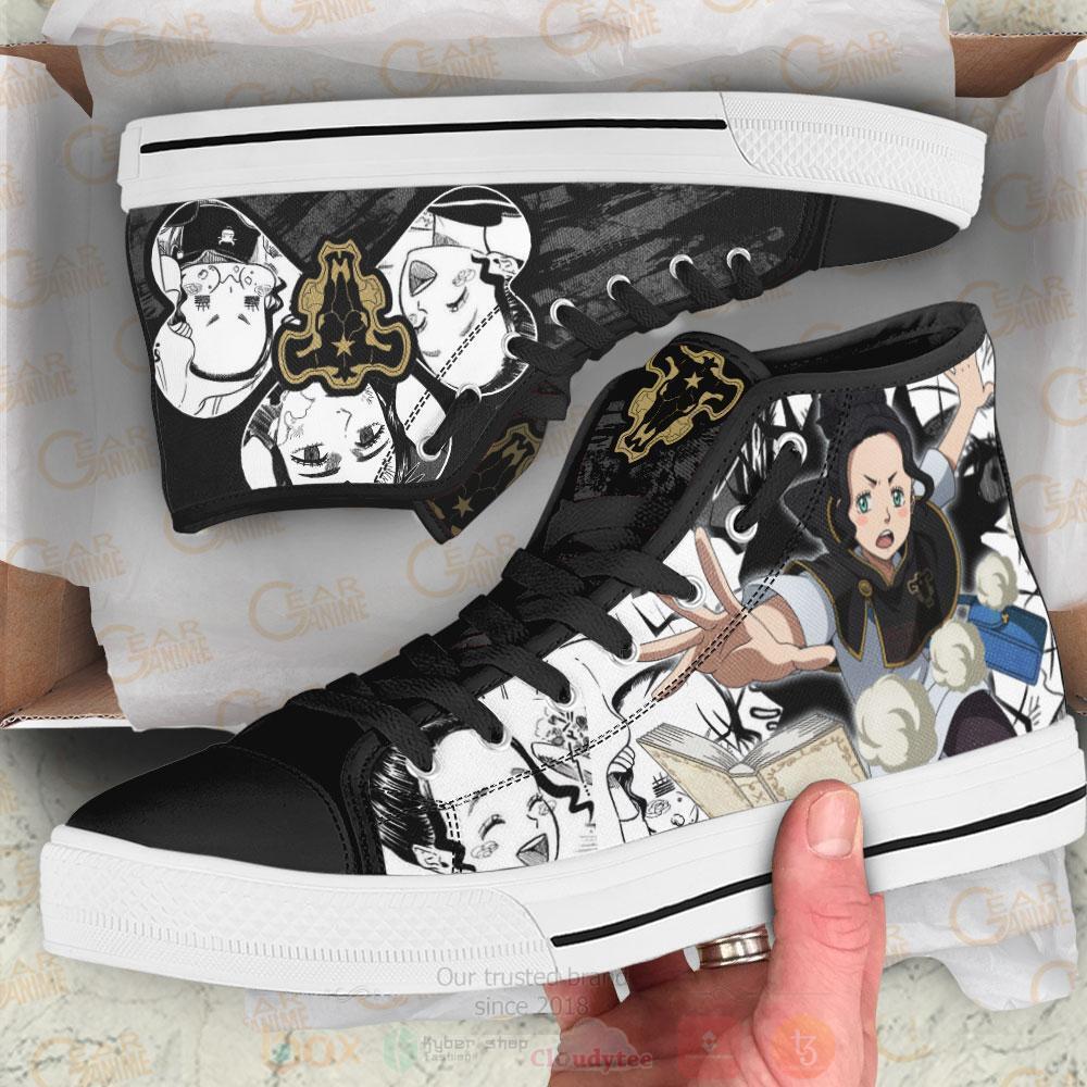Anime Black Clover Charmy Pappitson High Top Canvas Shoes 1