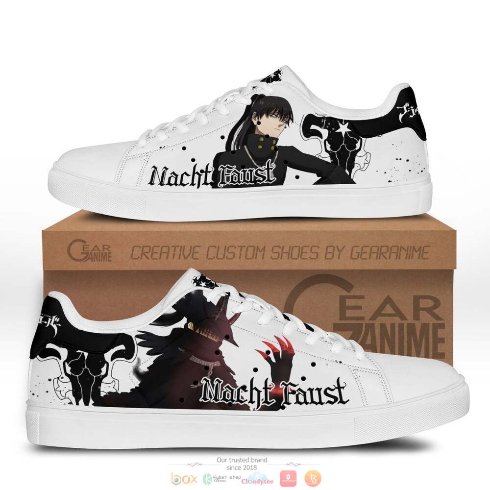 Anime Black Clover Nacht Faust Skate Stan Smith Shoes
