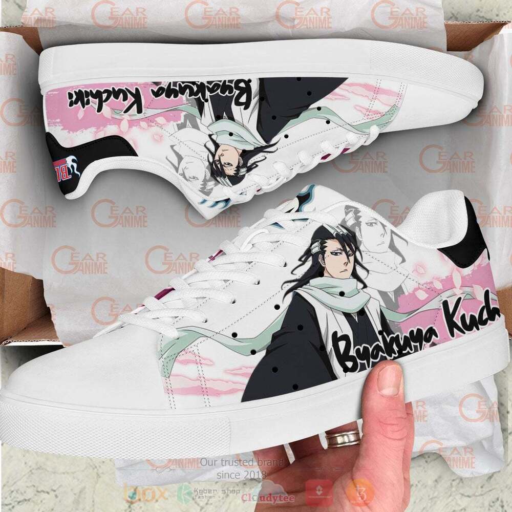 Anime Bleach Byakuya Kuchiki Skate Shoes 1
