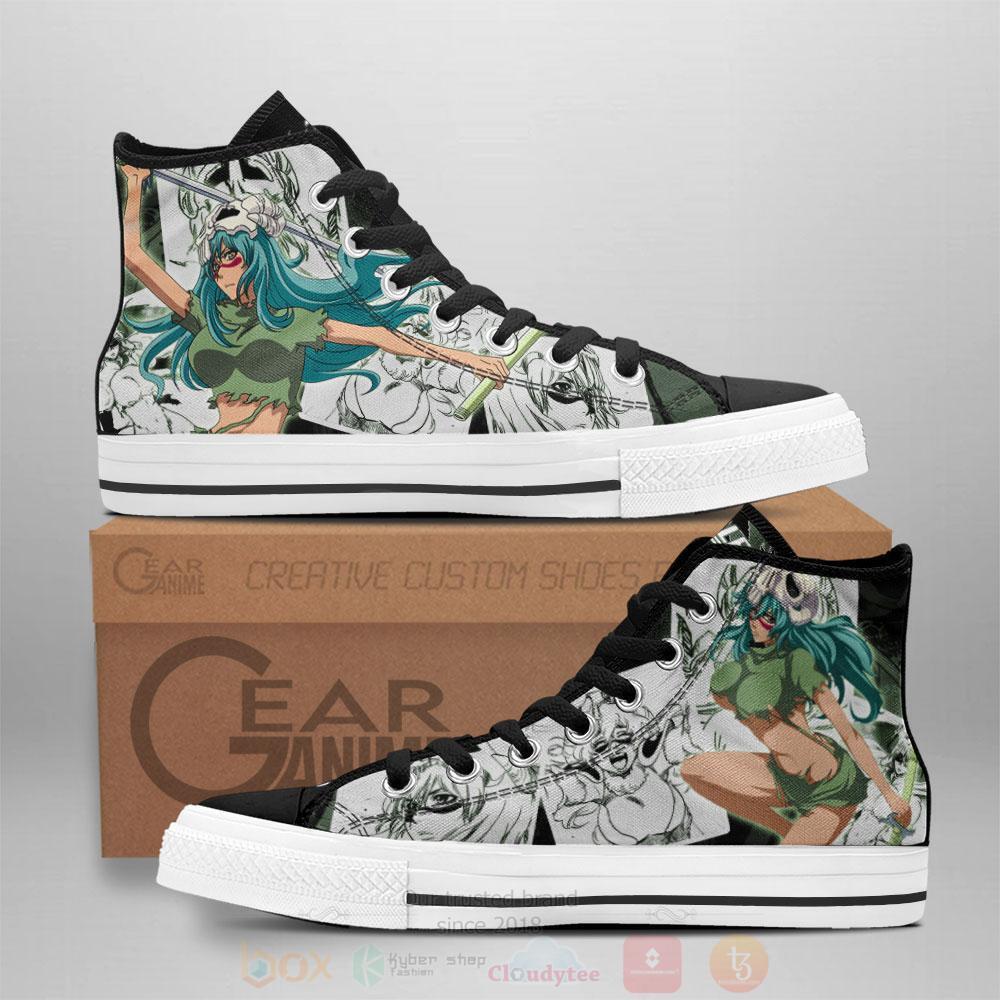 Anime Bleach Nel tu High Top Canvas Shoes